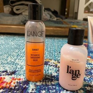L’Ange Sorbet and Thick It Cream